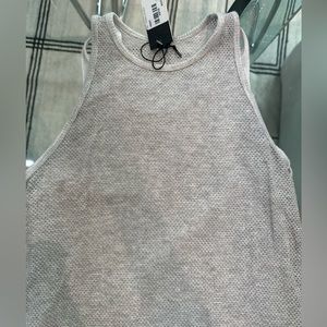 Monrow womens long dress in grey waffle. Xs. NWT